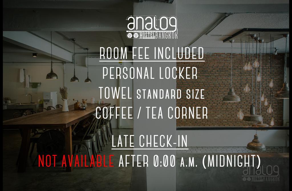 Analog Hostel Bangkok Exterior photo